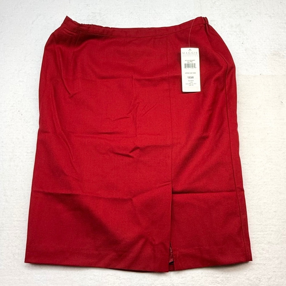 Maggy London Red Pencil Skirt
